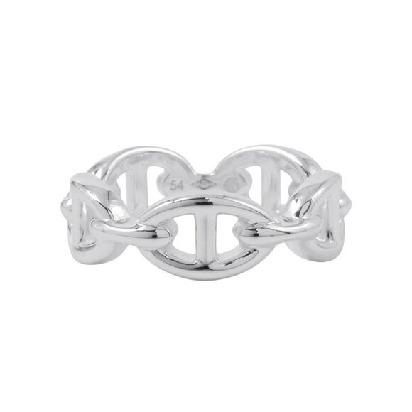 HERMES Chaine d'Ancre Ring Size PM/54/#14 SV925 - Picture 3 of 10